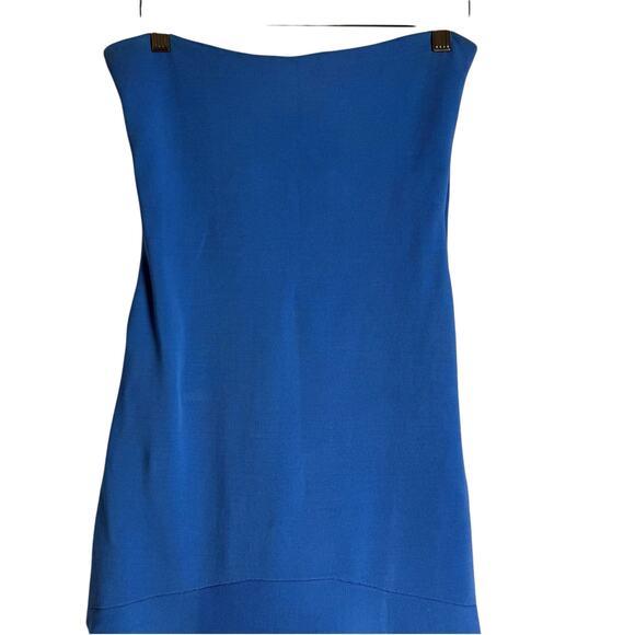 A.L.C. Dean Blue Strapless Knit A-Line Midi Dress Size Small - Picture 9 of 16